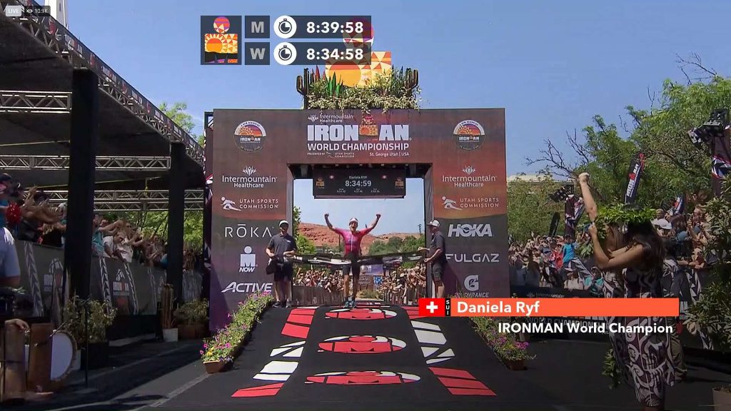 Daniela Ryf vince l'Ironman World Championship 2021 il 7 maggio 2022 a St. George, Utah