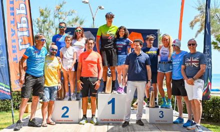 Alessia Righetti ed Edoardo Bendinelli i vincitori del 1° Triathlon Sprint Cupra Marittima, classifica e fotogallery