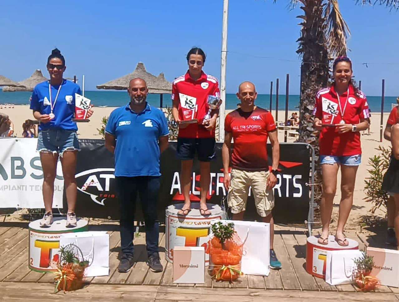 Triathlon della Disfida Barletta, vince Vanessa Lafronza