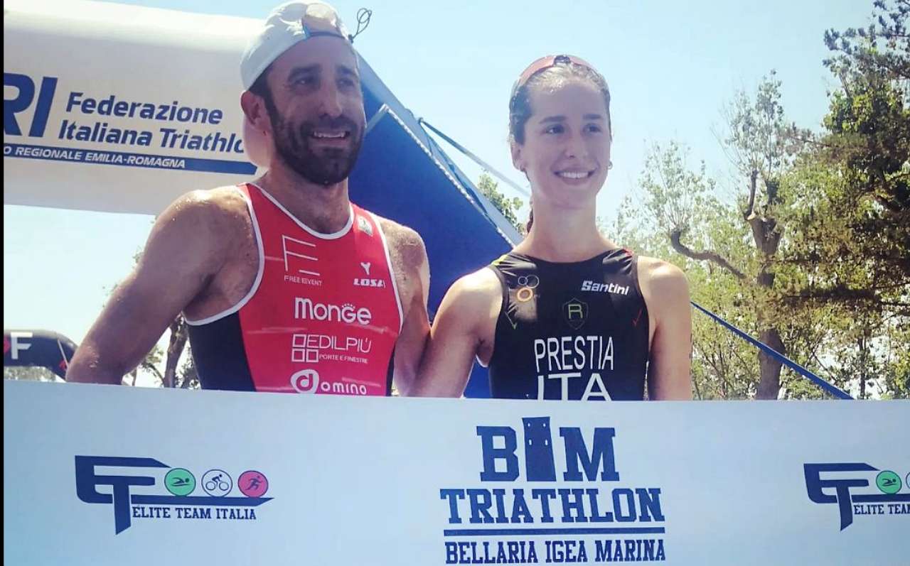 Angelica Prestia e Mattia Ceccarelli sono i vincitori del BIM Triathlon 2022