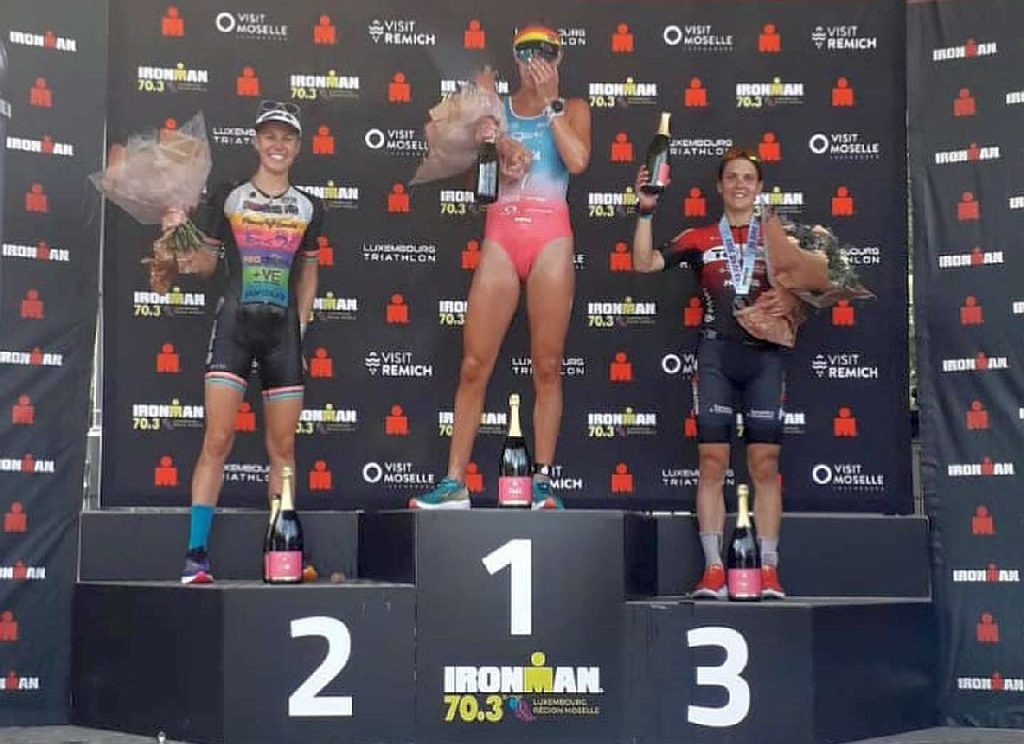 Ironman 70.3 Luxembourg 2022, il podio femminile: vince Emma Pallant