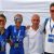 Mondiali Duathlon 2022 a Targu Mures: Giorgia Priarone chiude 4^, Marta Bernardi 9^, nella foto insieme ai tecnici azzurri Andrea Compagnoni e Gianpietro De Faveri