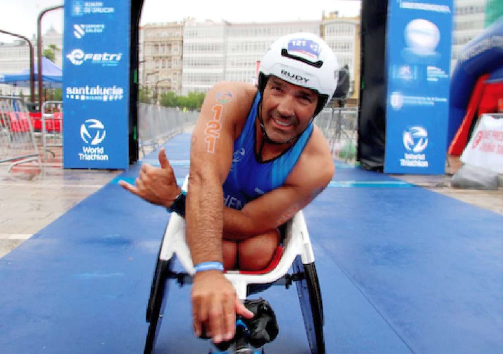 World Triathlon Para Cup A Coruna: Giovanni Achenza è oro!