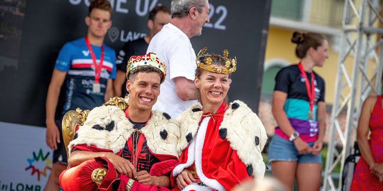 Arthur Serrieres e Jindriska Zemanova sono il re e la regina di XTERRA Italy Lake Garda