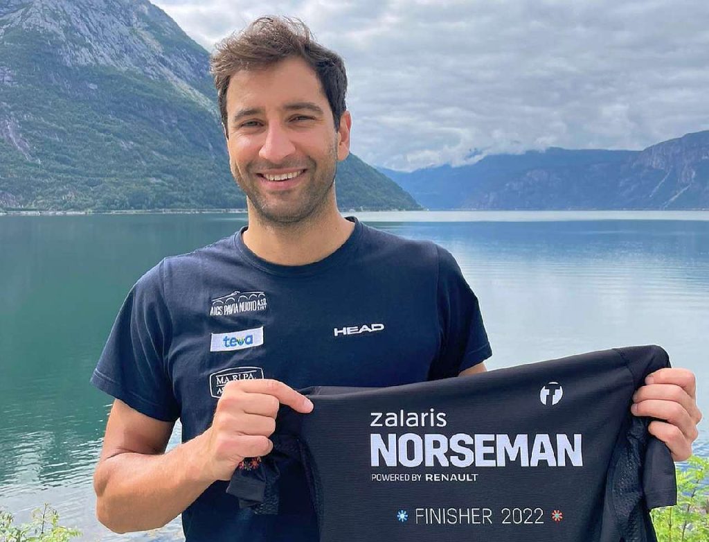 Francesco Mirando è il primo italiiano ad essere arrivato al traguardo del Norseman 2022