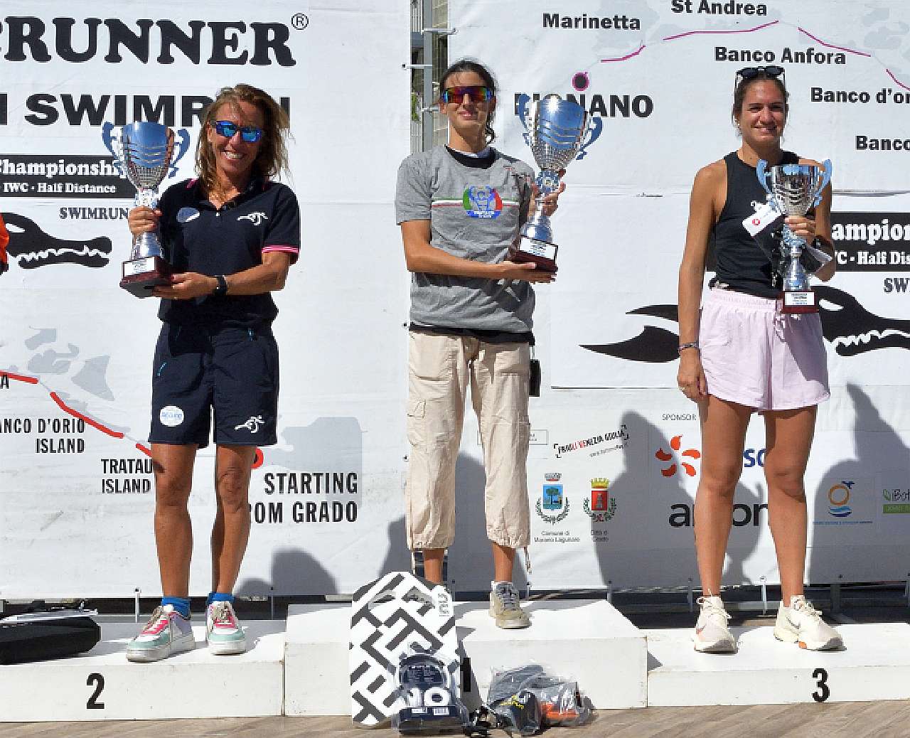Aquaticrunner 2022, il podio donne: vince Allegra Bacco