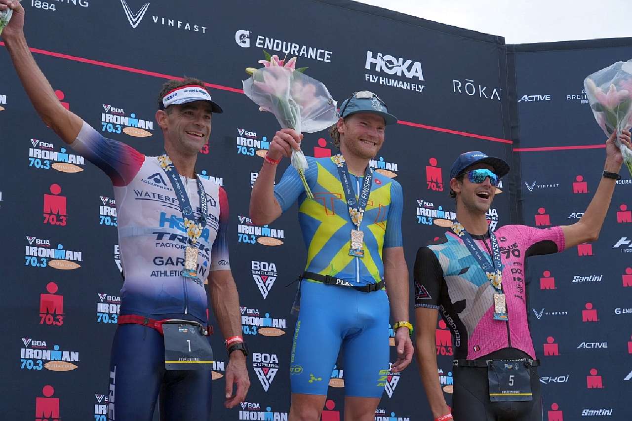 Eric Lagerstrom è il vincitore dell'Ironman 70.3 Santa Cruz 2022