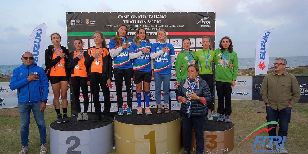 Campionati Italiani Triathlon Medio: Doloteam trionfa a squadre, tutti i podi tricolori di categoria