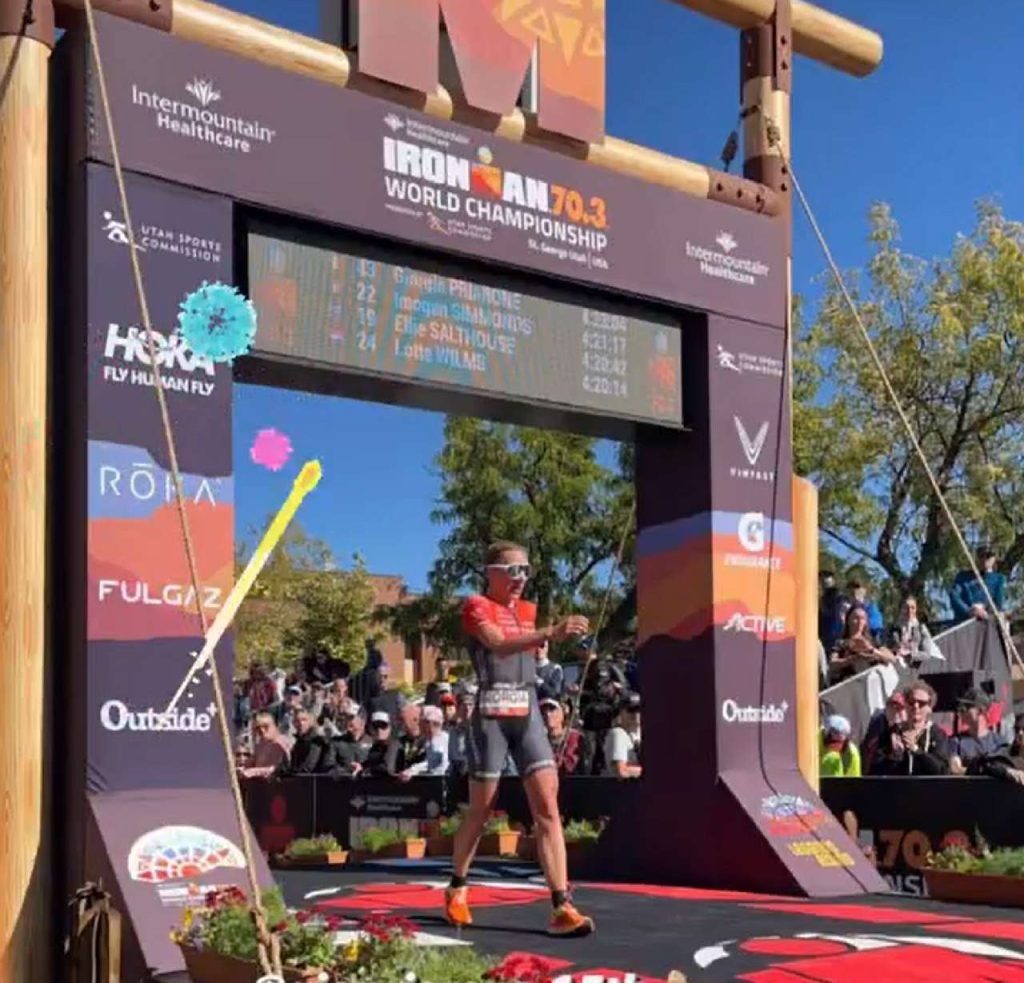 Giorgia Priarone termina al 15° posto l'Ironman 70.3 World Championship 2022