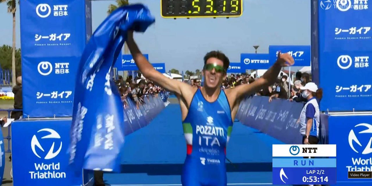 Gianluca Pozzatti vince la World Triathlon Cup Miyazaki!