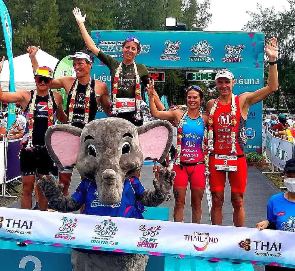 Il podio del Laguna Phuket Triathlon 2022: Massimo Cigana è terzo!