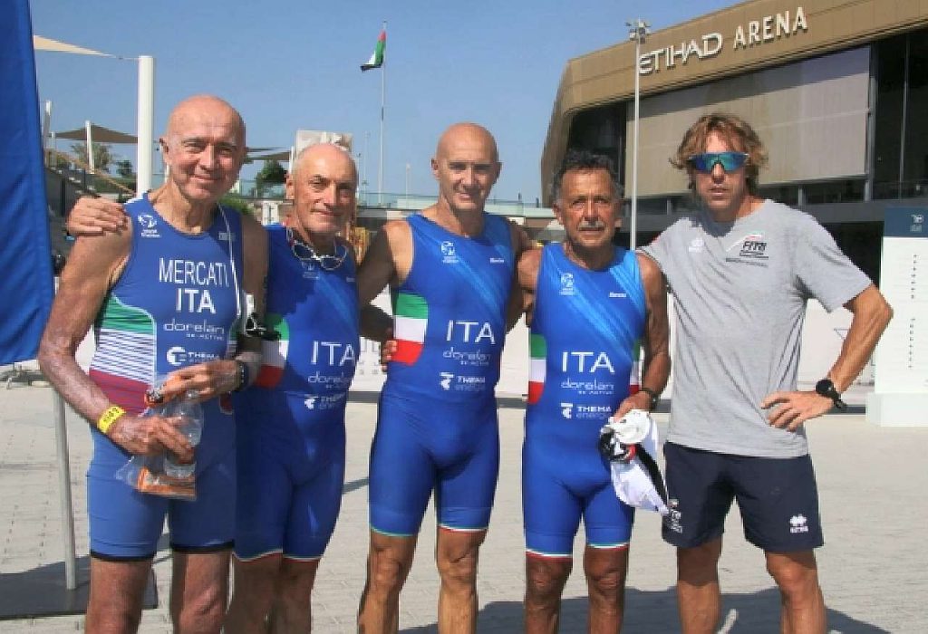Gli Italiani Age Group alla prova iridata 2022 di triathlon super sprint  ad Abu Dhabi