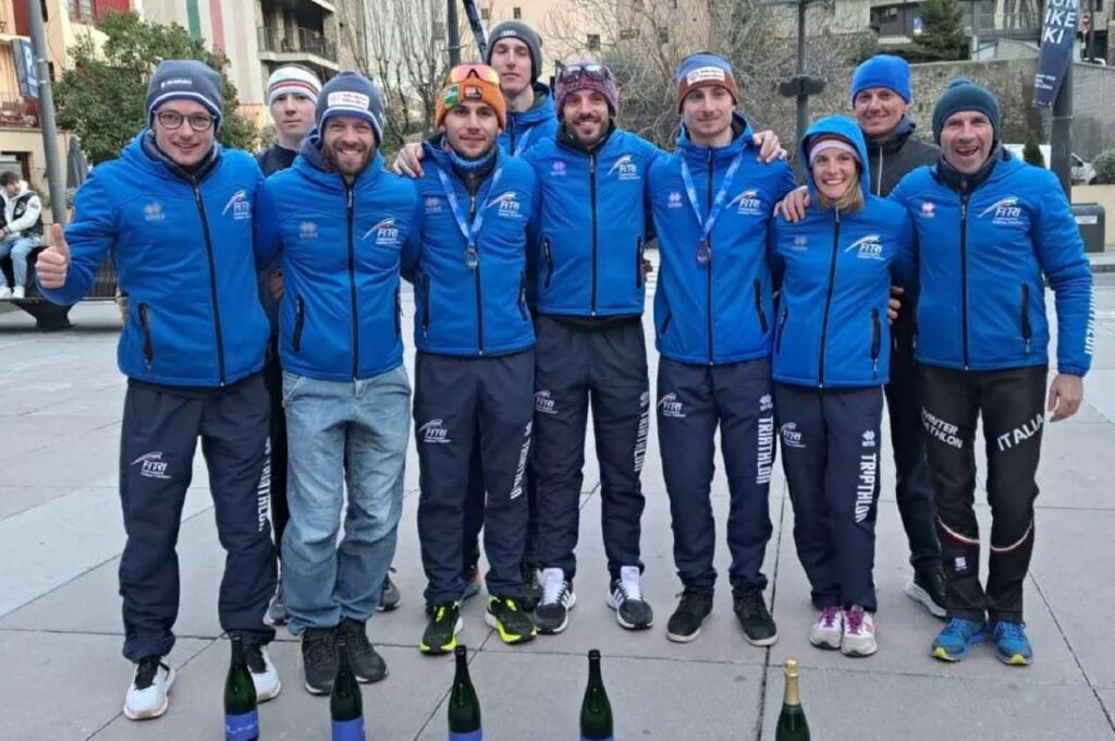 Il Team Italia agli Europei Winter Triathlon 2023 di Andorra
