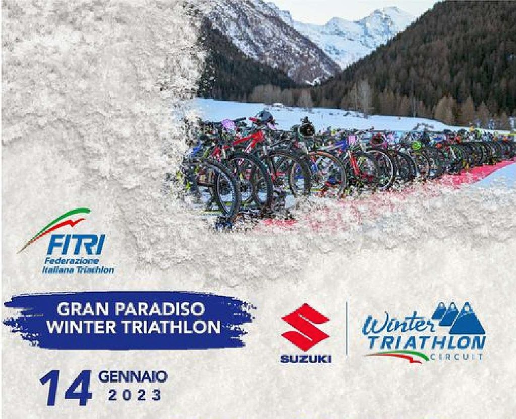 Gran Paradiso Winter Triathlon Cogne 2023 locandina
