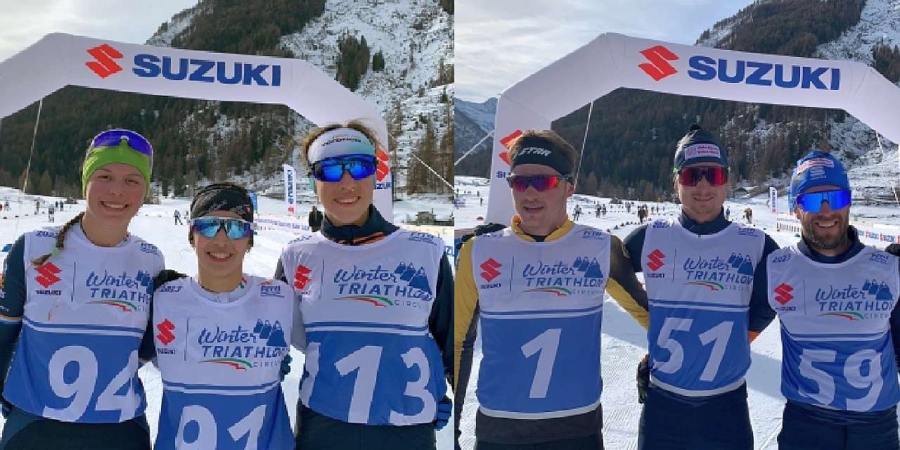 Marta Menditto e Alessandro Saravalle vincono il Gran Paradiso Winter Triathlon di Cogne