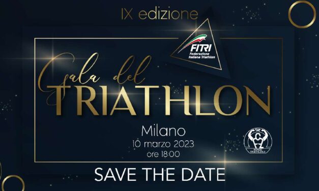 Il IX Gala del Triathlon si svolgerà il 10 marzo 2023 a Milano!