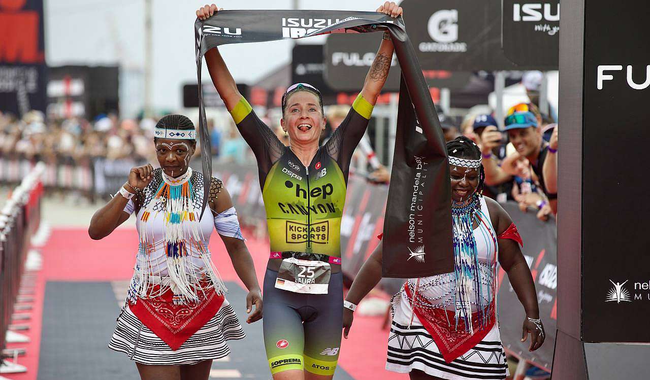 La tedesca Laura Philipp domenica 5 marzo 2023 vince il 18° Ironman South Africa