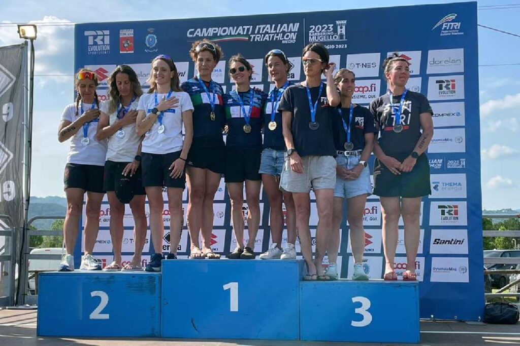 Ironlake Campionati Italiani Triathlon Medio 2023: TRIevolution vince il titolo a Squadre Donne