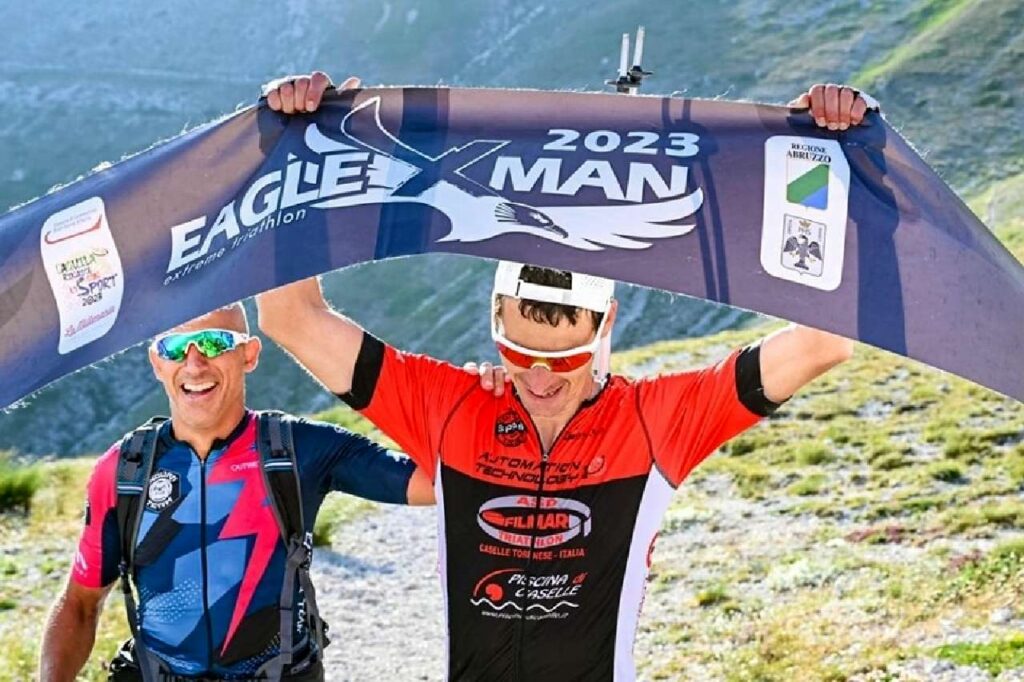 Lorenzo Facelli vince eagleXman extreme triathlon 2023