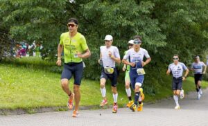 Alessandro Fabian in azione all'Ironman 70.3 Talliinn 2023