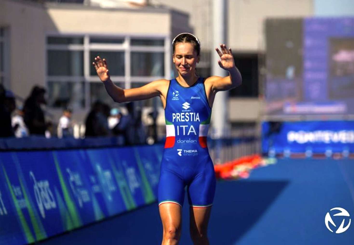 Angelica Prestia è di bronzo ai Mondiali di triathlon olimpico 2023 svoltisi a Pontevedra