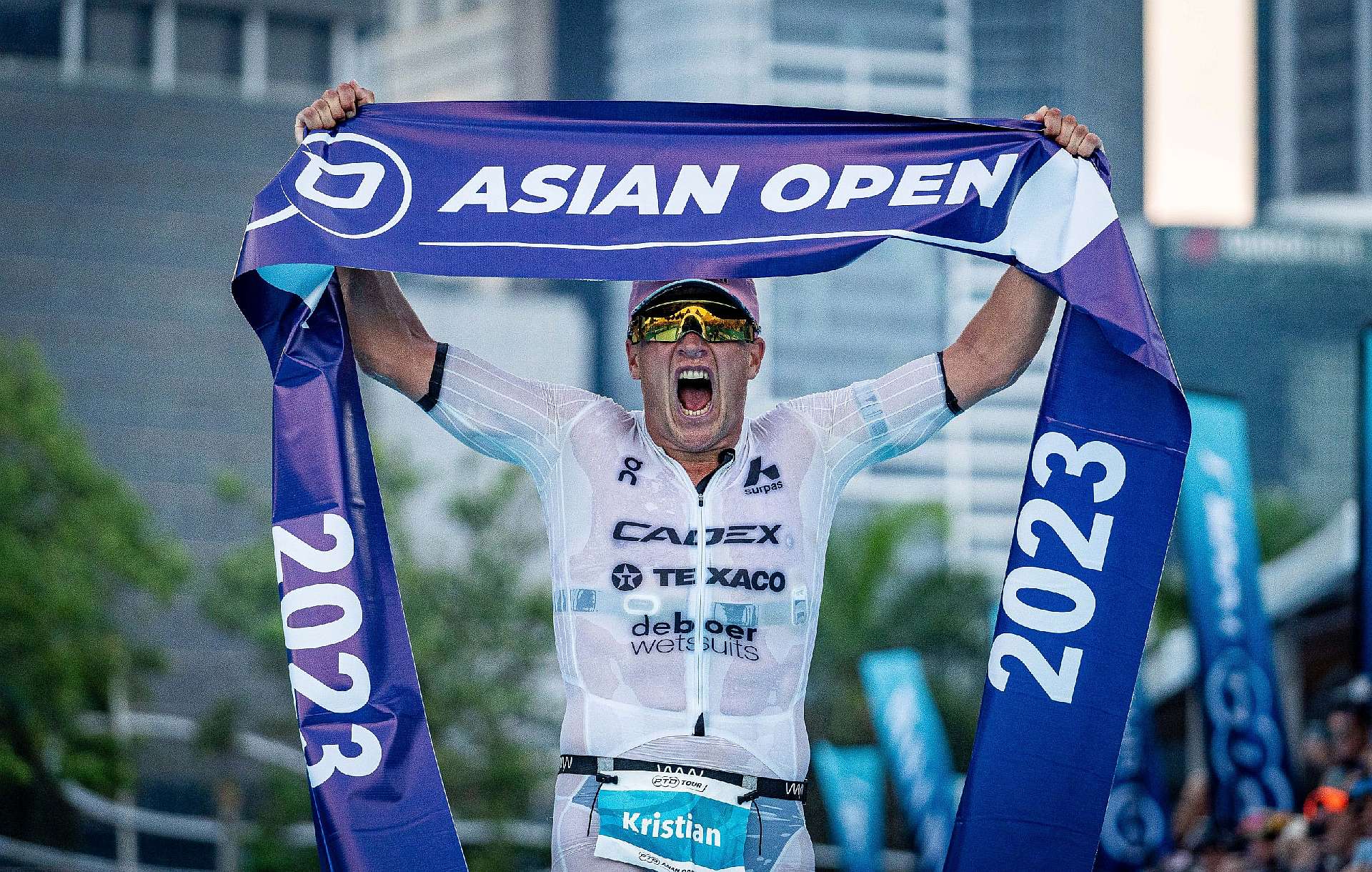 Kristian Blummenfelt vince l'Asian Open 2023 (Foto PTO)