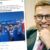 Il neo Presidente finlandese Alexander Stubb mostra il suo tweet dopo la vittoria del titolo europeo al Challenge Almere 2022 (Foto account twitter @alexstubb)