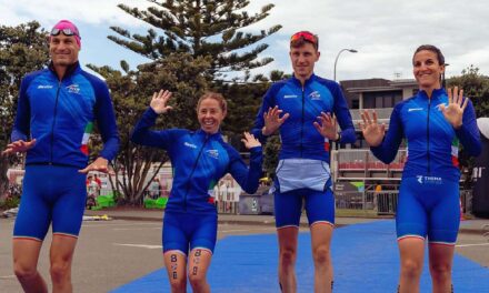 A Napier l’Italia è terza nella Mixed Relay Triathlon