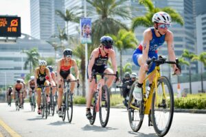 Ilaria Zane alla World Triathlon Cup Hong Kong 2024 (Foto World Triathlon)